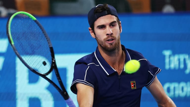 Khachanov was one of one of five Russian medalists at Tokyo Olympics when he won a silver in men's singles.