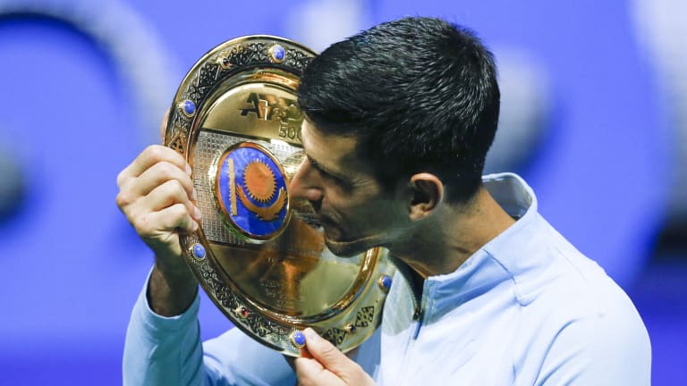 Djokovic has won the last three events he's entered, at Wimbledon, Tel Aviv and Astana.