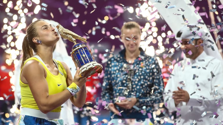 Who were the Top 5 match win leaders on the ATP and WTA Tours in 2020?
