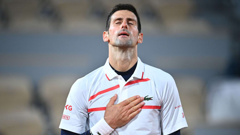 Top 5 Photos, 10/7:
Down but never out, 
Djokovic stays alive