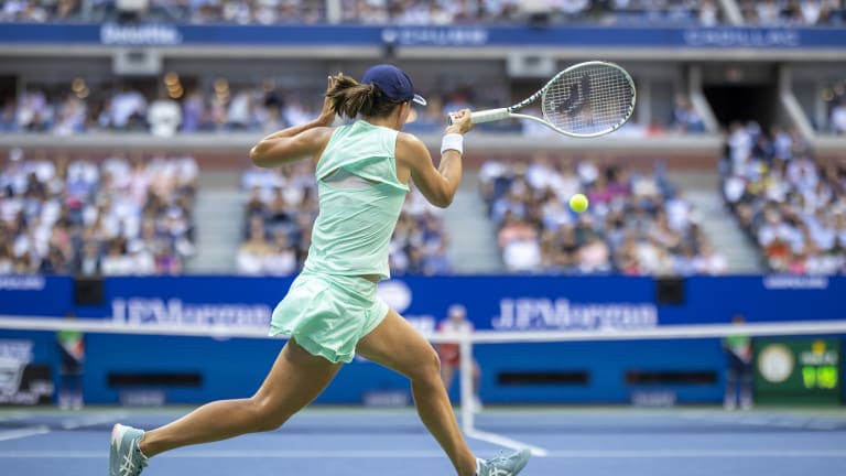 Swiatek won her first major away from Roland Garros at Flushing Meadows in 2022.