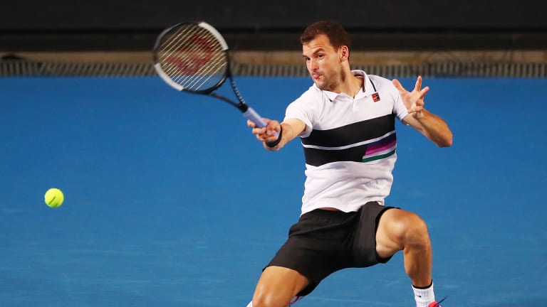 More often than not, Dimitrov had the answers in his win over Cuevas