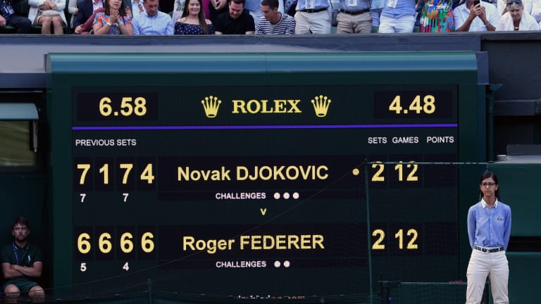 Where does Djokovic's epic win over Federer rank among great matches?