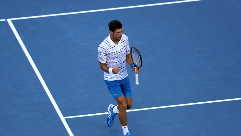 Defending champion Djokovic shows no signs of rust in Cincinnati