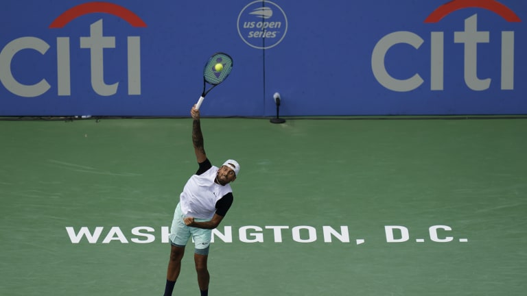 Kyrgios saved five match points in his quarterfinal against Frances Tiafoe, and was lights out otherwise. Is it time to take him seriously as a US Open title threat?