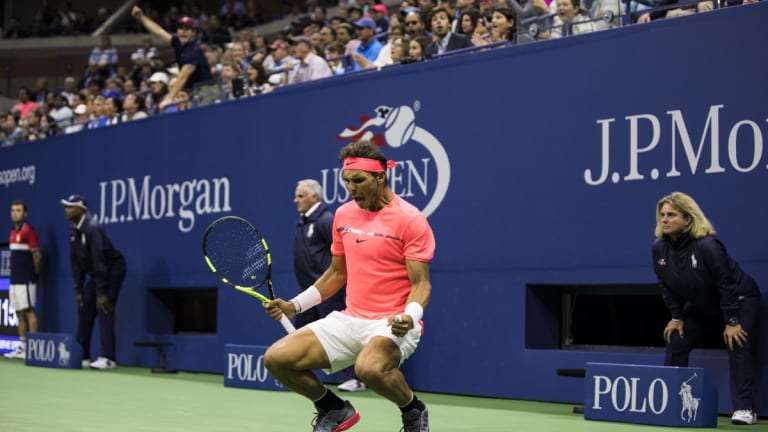 A nervy Nadal finally broke Mayer, freeing him into the fourth round