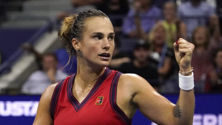 Sabalenka powered to back-to-back major semifinals after failing to pass the fourth round stage prior to 2021.