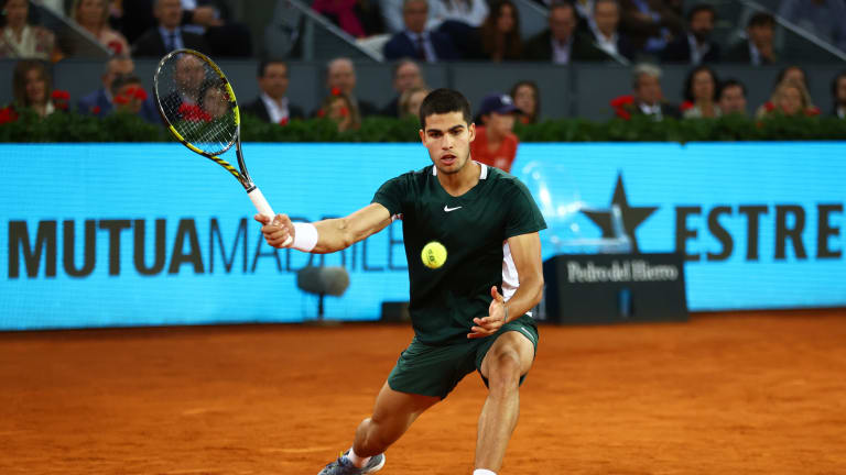 The drop shot was a notable factor in Alcaraz winning 14 consecutive matches on clay before being stopped by Alexander Zverev in his maiden Roland Garros quarterfinal.
