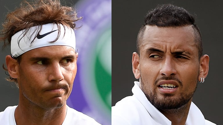 It's on: Nadal sets sizzling round two clash with Kyrgios at Wimbledon