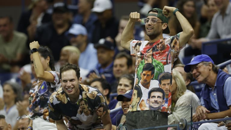The fans at the US Open are definitely more noticeable to players than those at Wimbledon and the French Open, in particular.
