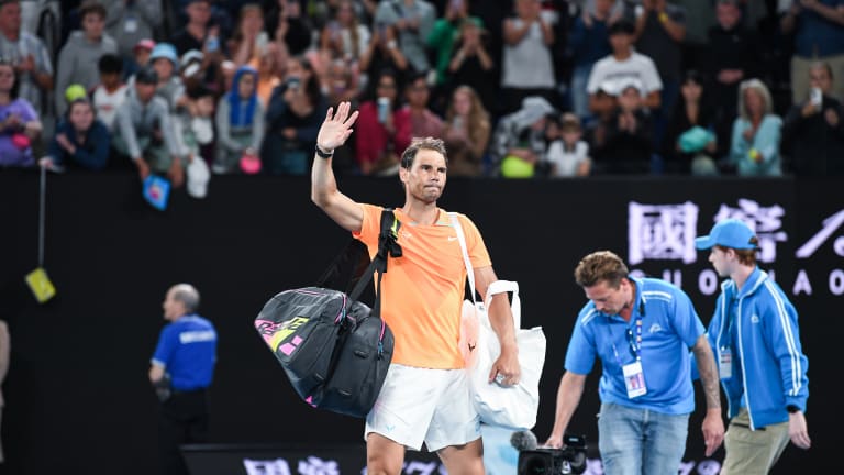 Nadal's extended exit had the feel of a final walk off from a particular stage.