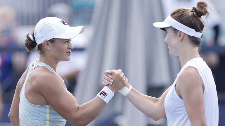 Ashleigh Barty one win from second Miami Open title, defeats Svitolina