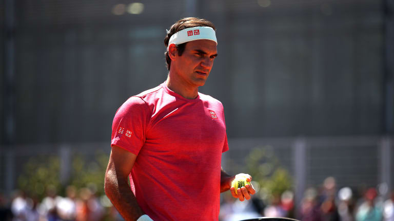 Roger Federer set for clay comeback in Madrid: "It's been good so far"