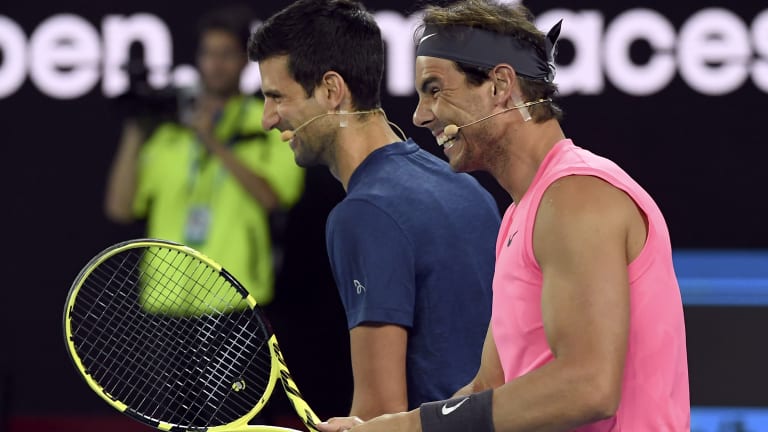 Top 5 Photos 1/15:
Serena, Nadal play
for relief in Oz