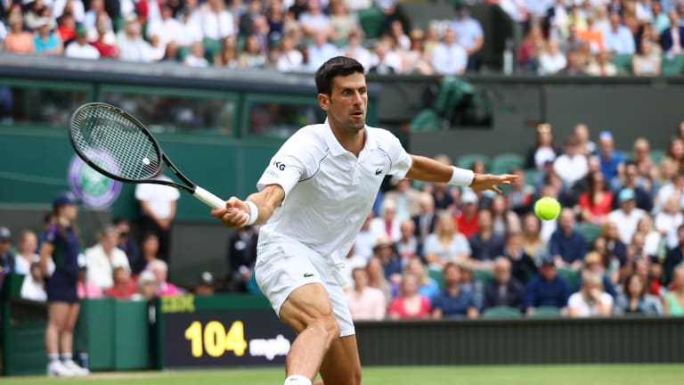 Djokovic has struggled at times in his past two matches against the Hungarian.