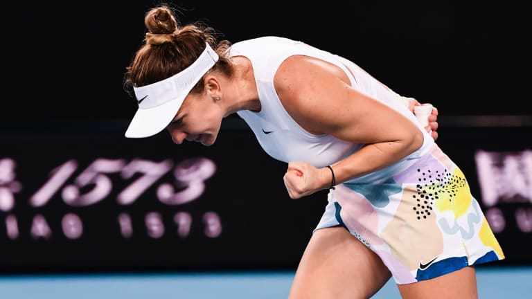 What You Missed from Melbourne, Day 2: Halep advances; FAA grounded
