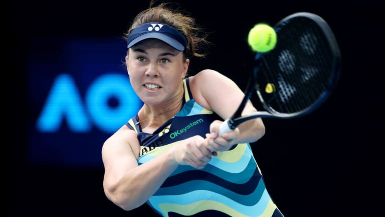 In her unforgettable Australian Open main draw debut, Noskova defeated world No. 1 Iga Swiatek to reach the fourth round.