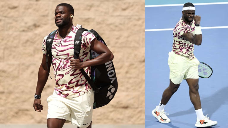 Tiafoe keeping it colorful in Indian Wells and Miami.