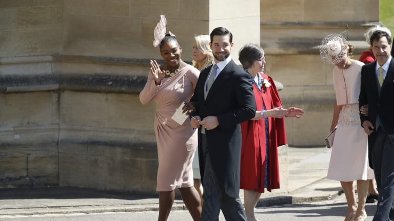 Serena went to the United Kingdom with husband Alexis Ohanian to watch good friend Meghan Markle marry Prince Harry in 2018.