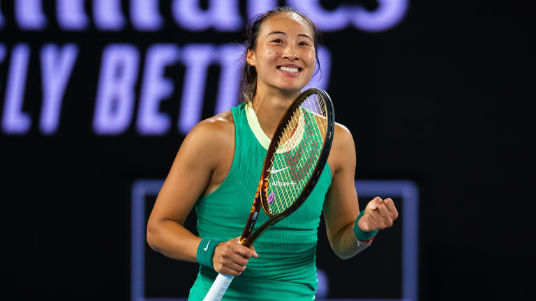 Zheng became the second Chinese player ever to reach a Grand Slam final—10 years to the day since Li Na's Australian Open victory.