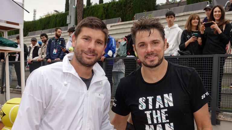 BTS with Wawrinka in Rome - 8