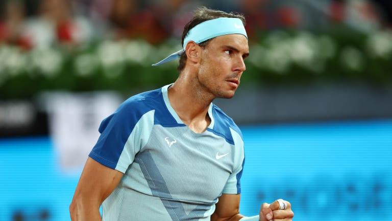 Nadal improved to 21-1 on the season after his win over Kecmanovic in Madrid.