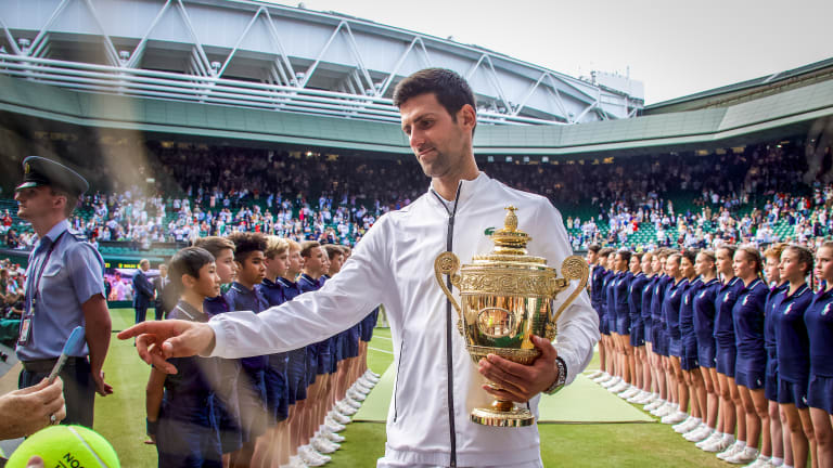 Numbers-wise, the 2019 Wimbledon final was the most unlikely of all of Djokovic’s biggest victories.