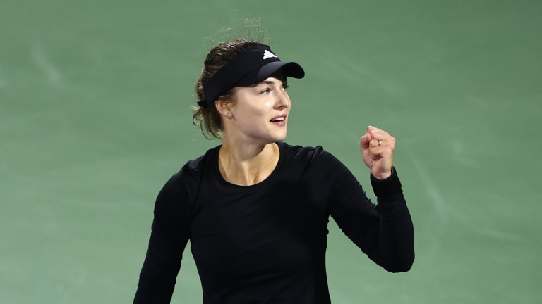 Kalinskaya defeated three Top 10 players this week in Dubai.