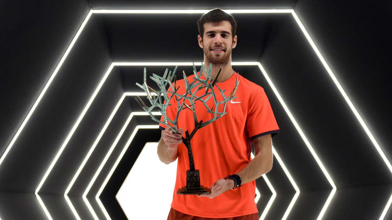 On cusp of Top 10 breakthrough, Khachanov "working harder than ever"