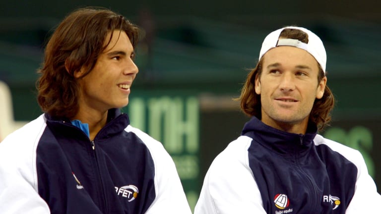 Rafa and Carlos Moya go way back—and have always been honest with each other.