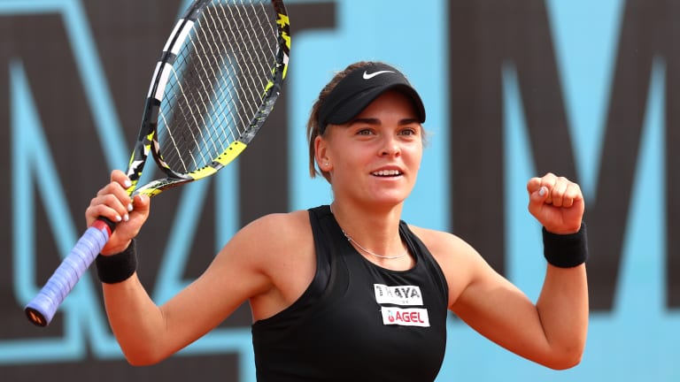 Bejlek has won five matches so far this week in her first-ever WTA 1000 main draw.