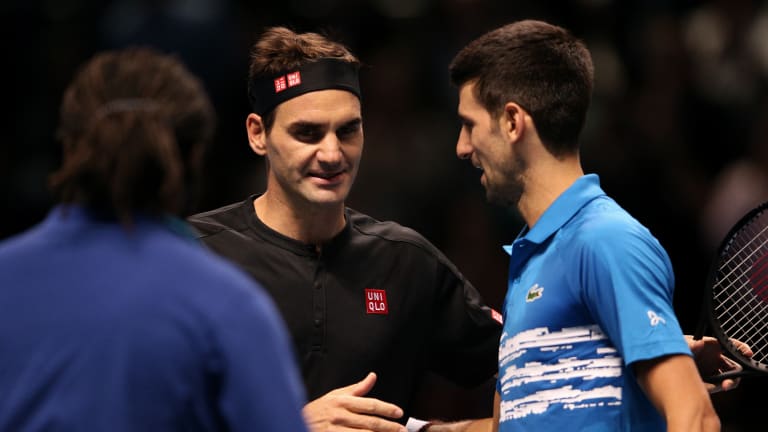 Top 5 Photos, Nov
14: Federer ends
Novak's year-end bid
