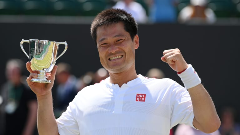 Kunieda's won last year's Wimbledon in stunning fashion: Alfie Hewett served for the title on four occasions and all four times, the Japanese legend broke him to extend the contest.