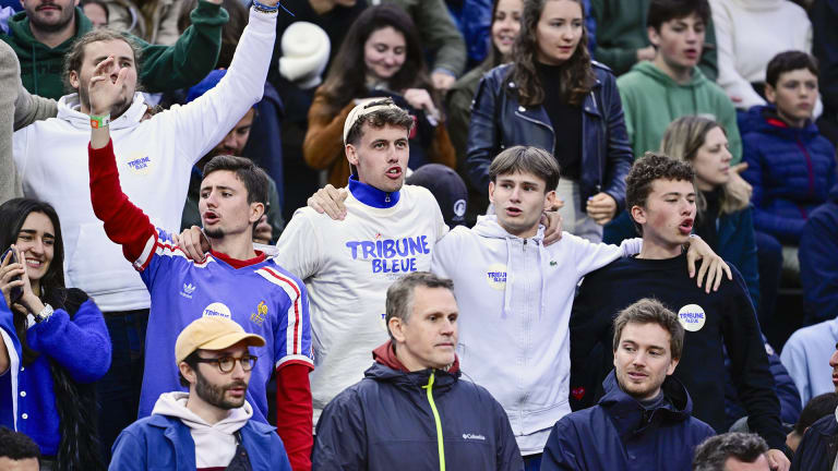 A rambunctious contingent of French fans has been in the spotlight during this year's tournament.