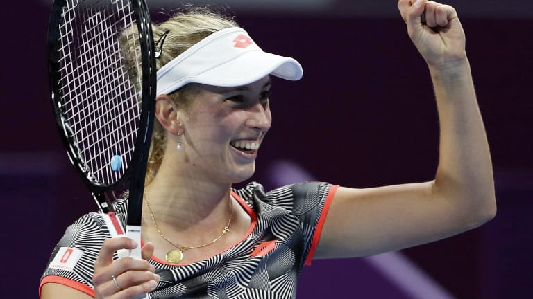 Can Elise Mertens complete a banner week in Doha with win over Halep?