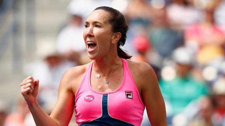 Each woman specialized in the down-the-line backhand, but it was Jankovic’s that was clicking in the early going.