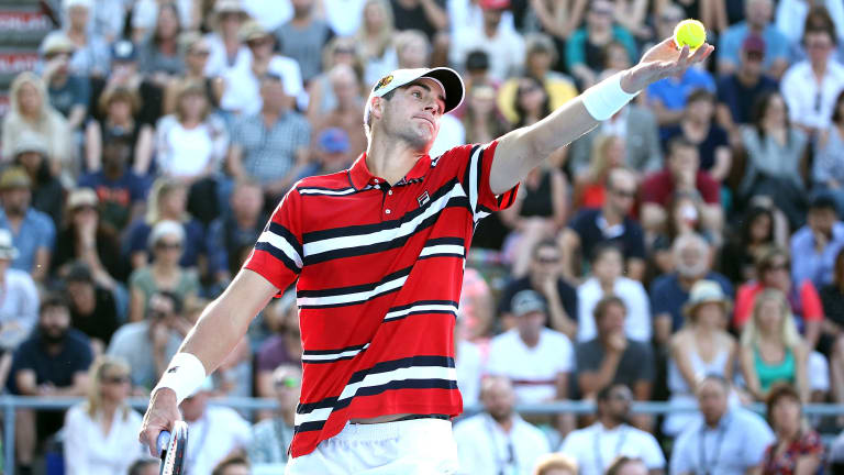 Isner surpassed Ivo Karlovic's all-time aces record during his third-round match against Jannik Sinner at Wimbledon.
