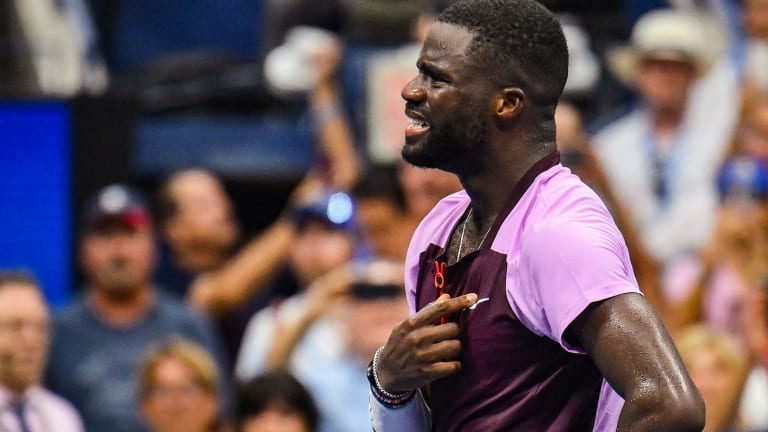 Tiafoe's emotions poured out after his four-set, fourth-round win over Nadal.