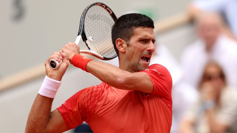 Textbook, exceptional, you name it: Djokovic's backhand is as good as they come.