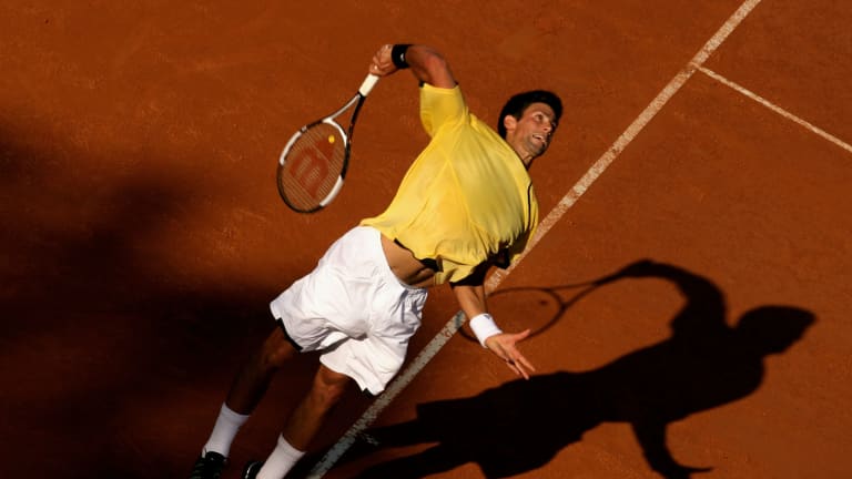 Novak Djokovic in Rome, 2007.