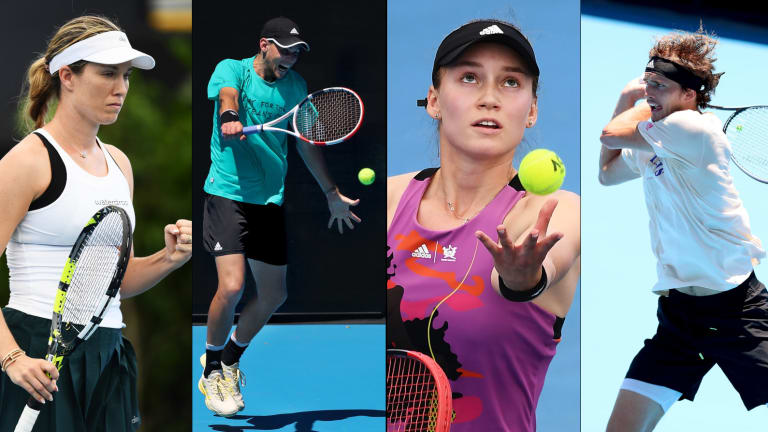 Danielle Collins, Dominic Thiem, Elena Rybakina and Alexander Zverev have all had their moments, and missteps, on the Grand Slam stage.