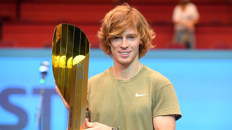 Rublev wins fifth title of year in Vienna, qualifies for London