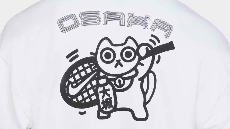Fans get first look 
at Osaka's new 
Nike apparel line