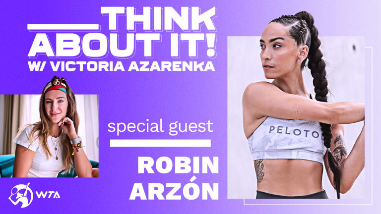 Think About It: Azarenka talks the power of sports with Robin Arzon