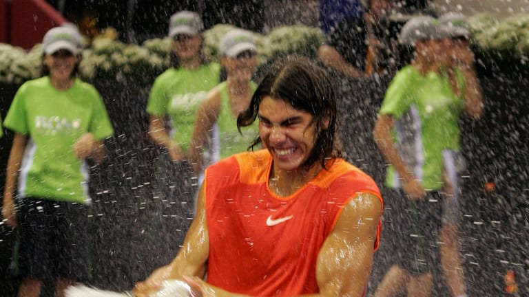 After losing to Ljubicic in his opening tournament of 2005, Nadal the beat the Croatian at the Miami Open prior to edging out their Madrid rubber match.