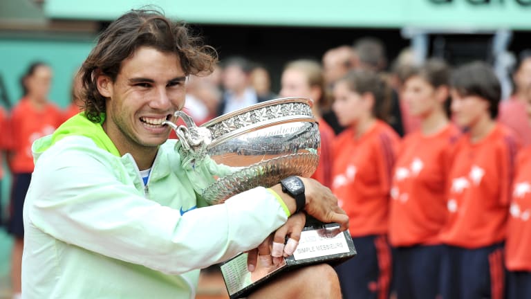 Nadal is the only player in tennis history, male or female, to win the same major 12 or more times—and he's won Roland Garros 14 times.