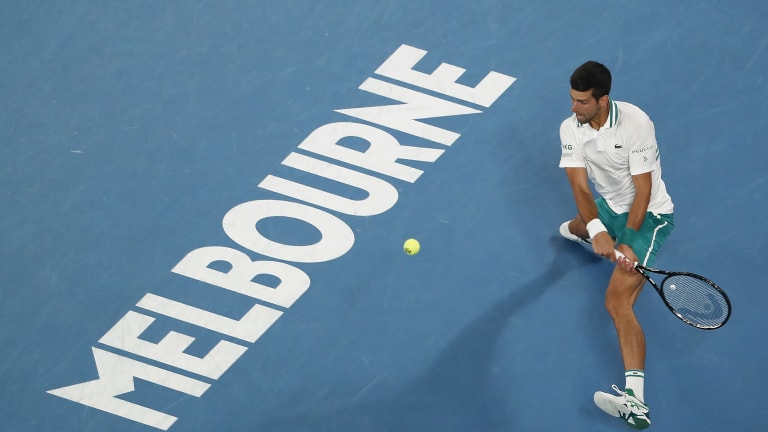 Top 5 Photos, 2/19: 
Djokovic to meet 
Medvedev in final
