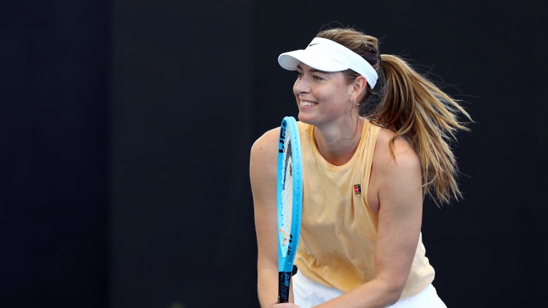Sharapova takes Brisbane wild card, looks to play Australian Open