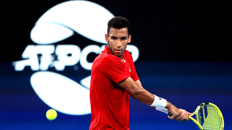 The 21-year-old Auger-Aliassime is now the youngest player in the Top 10 of the ATP rankings.