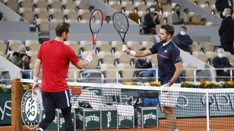 Wawrinka and Murray: similar histories, but it was all Stan on Sunday
